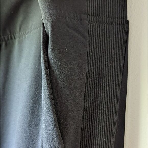 Athleta Plus Size Brooklyn High Waist‎ Ribbed ankle pant black sz 26 - Picture 12 of 13